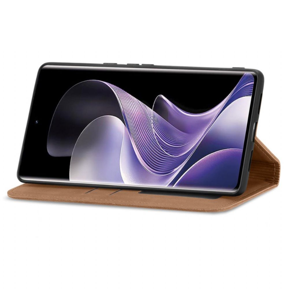 Folio-hoesje Voor Xiaomi Redmi Note 14 Pro Plus 5g Leerlook