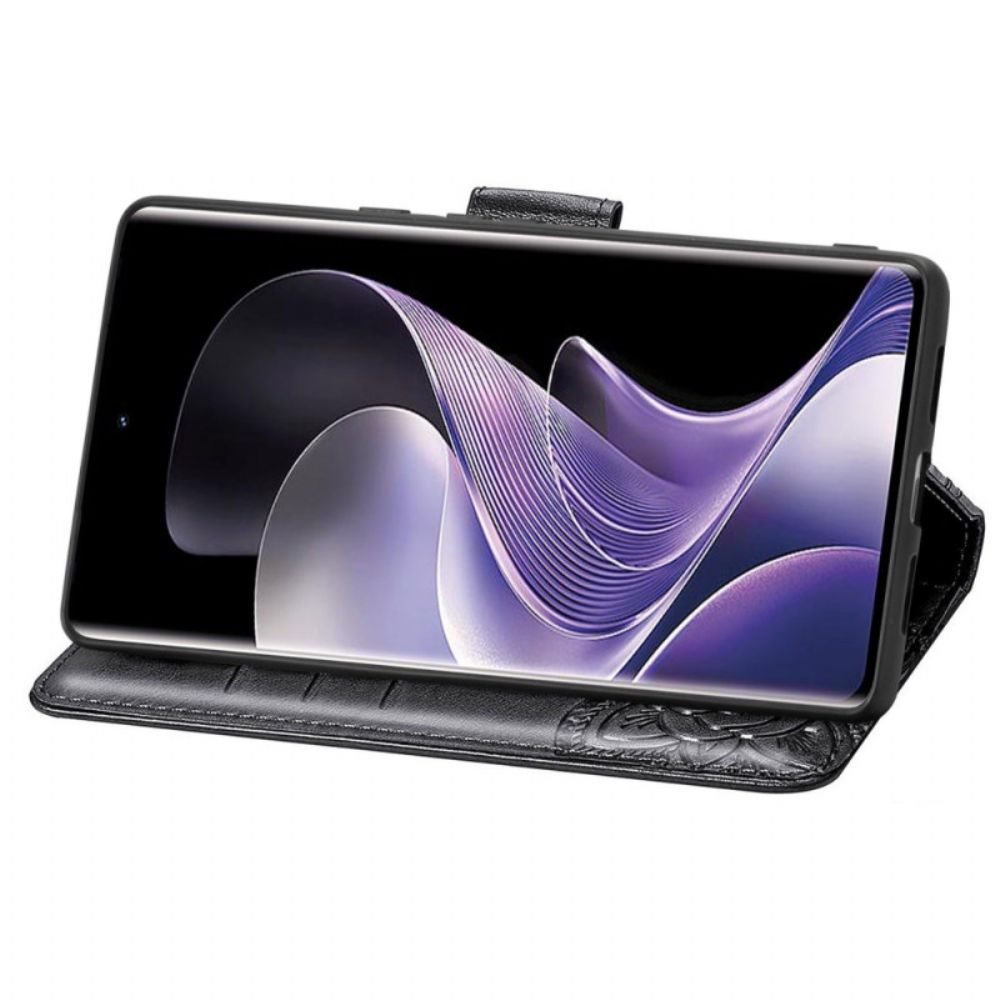 Folio-hoesje Xiaomi Redmi Note 14 Pro Plus 5g Barok Vlinder