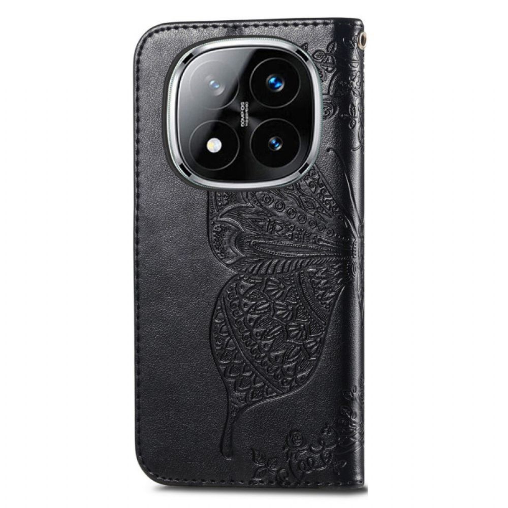 Folio-hoesje Xiaomi Redmi Note 14 Pro Plus 5g Barok Vlinder