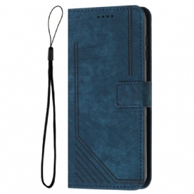 Folio-hoesje Xiaomi Redmi Note 14 Pro Plus 5g Designlijnen