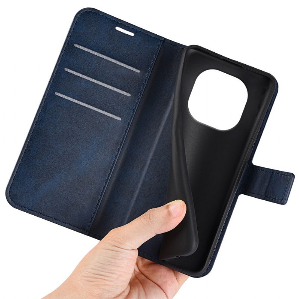 Folio-hoesje Xiaomi Redmi Note 14 Pro Plus 5g Lederlook