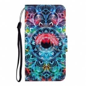 Folio-hoesje Xiaomi Redmi Note 14 Pro Plus 5g Lichtgevende Mandala