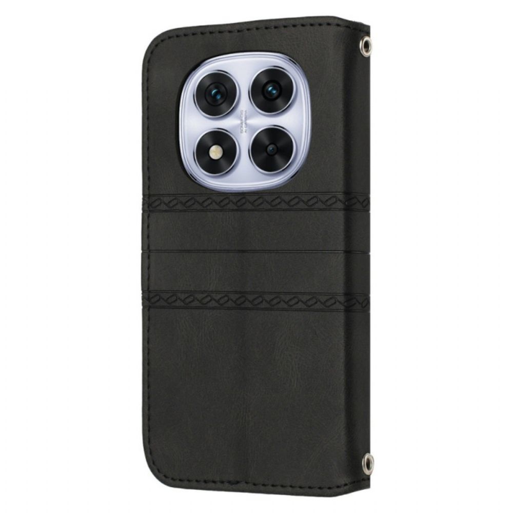 Folio-hoesje Xiaomi Redmi Note 14 Pro Plus 5g Telefoonhoesje Fries En Bandje