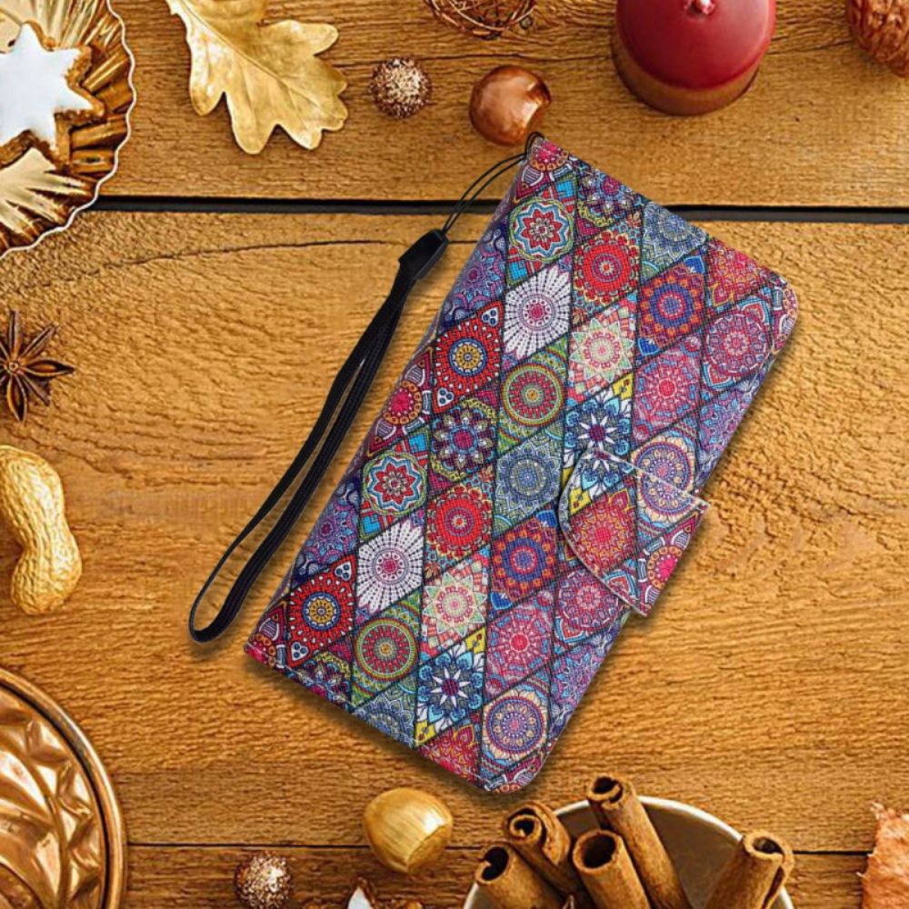 Folio-hoesje Xiaomi Redmi Note 14 Pro Plus 5g Telefoonhoesje Kaleidoscoop