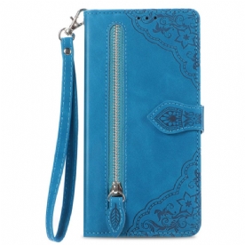 Folio-hoesje Xiaomi Redmi Note 14 Pro Plus 5g Telefoonhoesje Kant Met Ritsvak