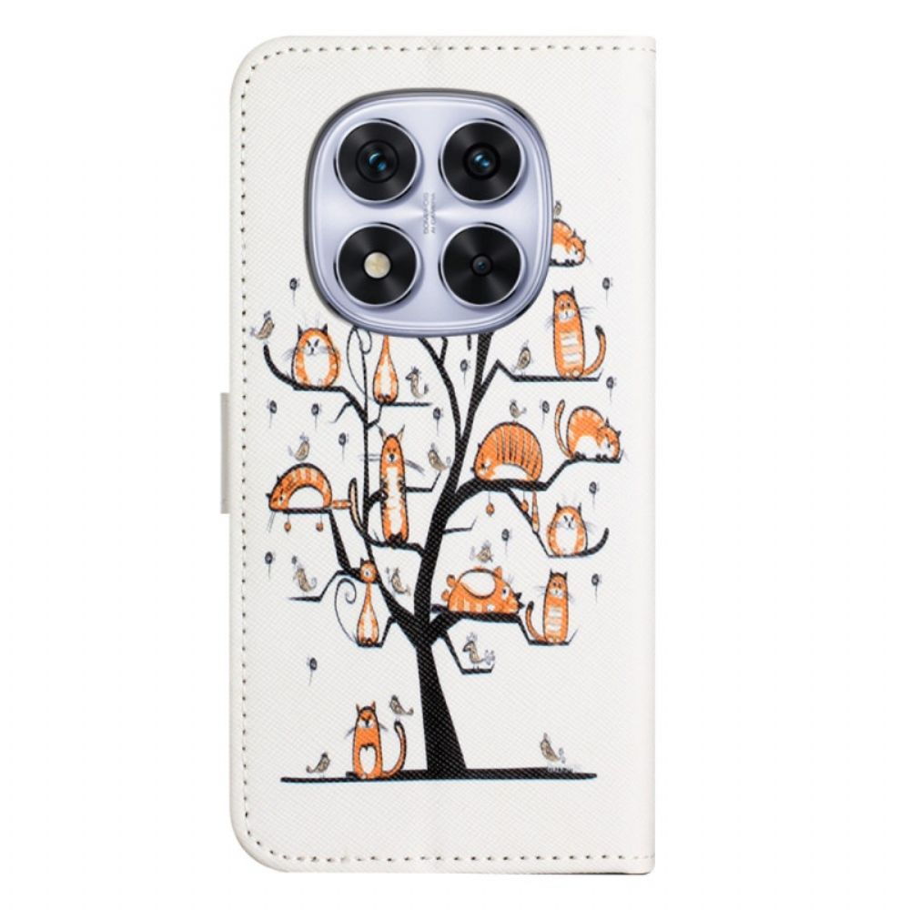 Folio-hoesje Xiaomi Redmi Note 14 Pro Plus 5g Telefoonhoesje Kat In De Boom