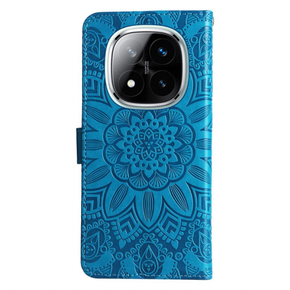 Folio-hoesje Xiaomi Redmi Note 14 Pro Plus 5g Telefoonhoesje Opvallende Mandala