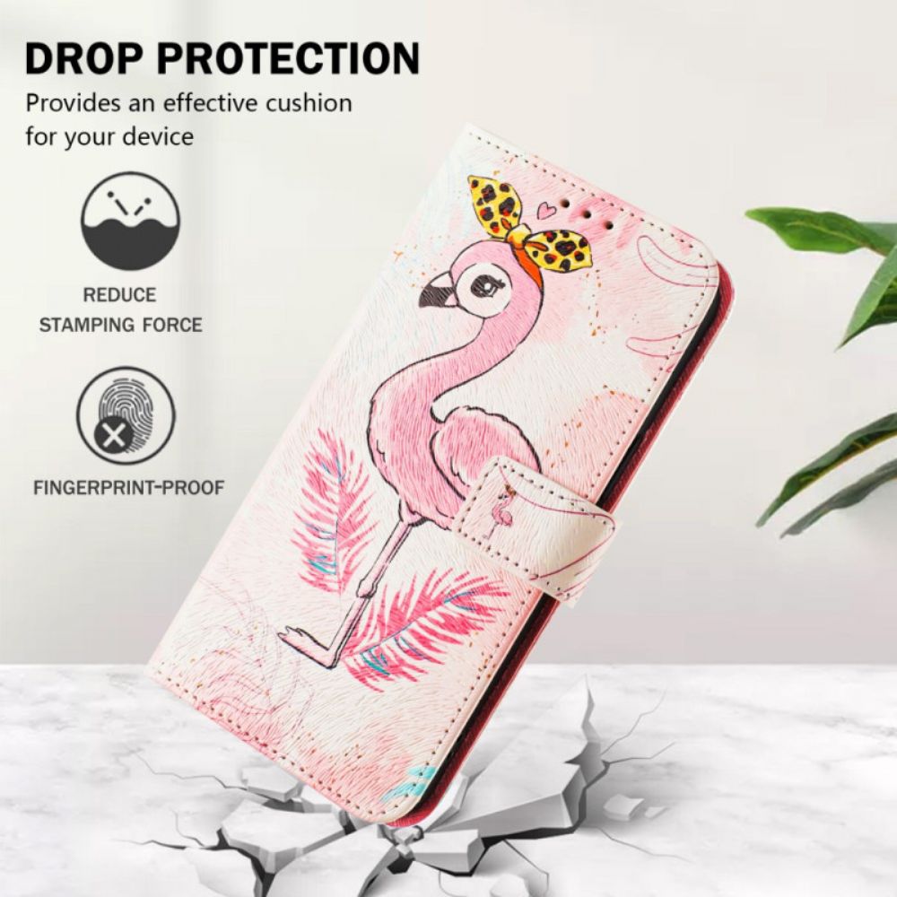 Folio-hoesje Xiaomi Redmi Note 14 Pro Plus 5g Telefoonhoesje Vogelpatroon