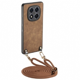 Hoesje Voor Xiaomi Redmi Note 14 Pro Plus 5g Lederlook