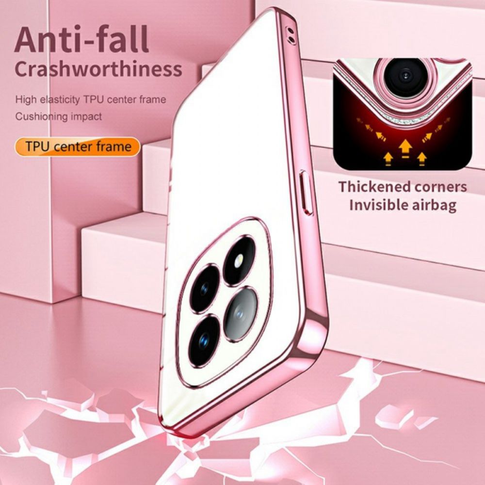 Hoesje Xiaomi Redmi Note 14 Pro Plus 5g Gegalvaniseerd Frame Bescherming Hoesje