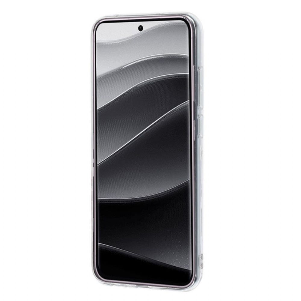 Hoesje Xiaomi Redmi Note 14 Pro Plus 5g Roze Bloemen