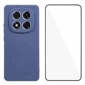 Hoesje Xiaomi Redmi Note 14 Pro Plus 5g Siliconen Met Schermbeschermer Bescherming Hoesje