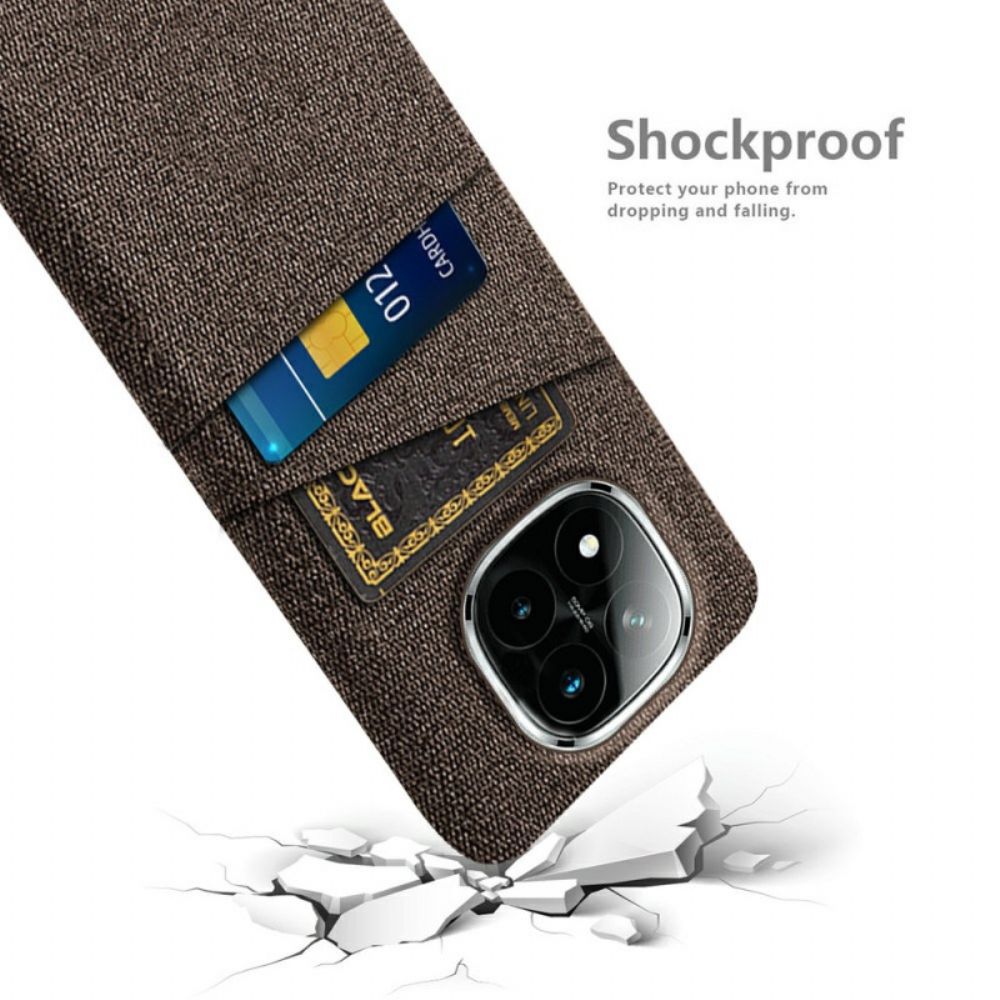 Hoesje Xiaomi Redmi Note 14 Pro Plus 5g Stoffen Kaarthouder