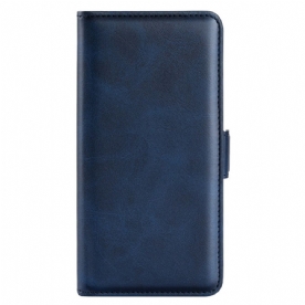 Leren Hoesje Voor Xiaomi Redmi Note 14 Pro Plus 5g Dubbele Sluiting