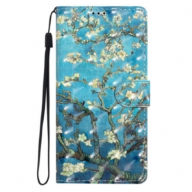 Leren Hoesje Xiaomi Redmi Note 14 Pro Plus 5g Bloemen 3d Patroon