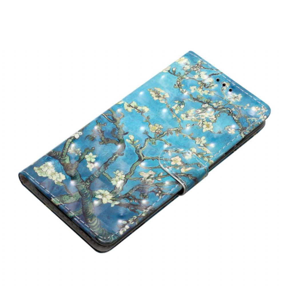 Leren Hoesje Xiaomi Redmi Note 14 Pro Plus 5g Bloemen 3d Patroon