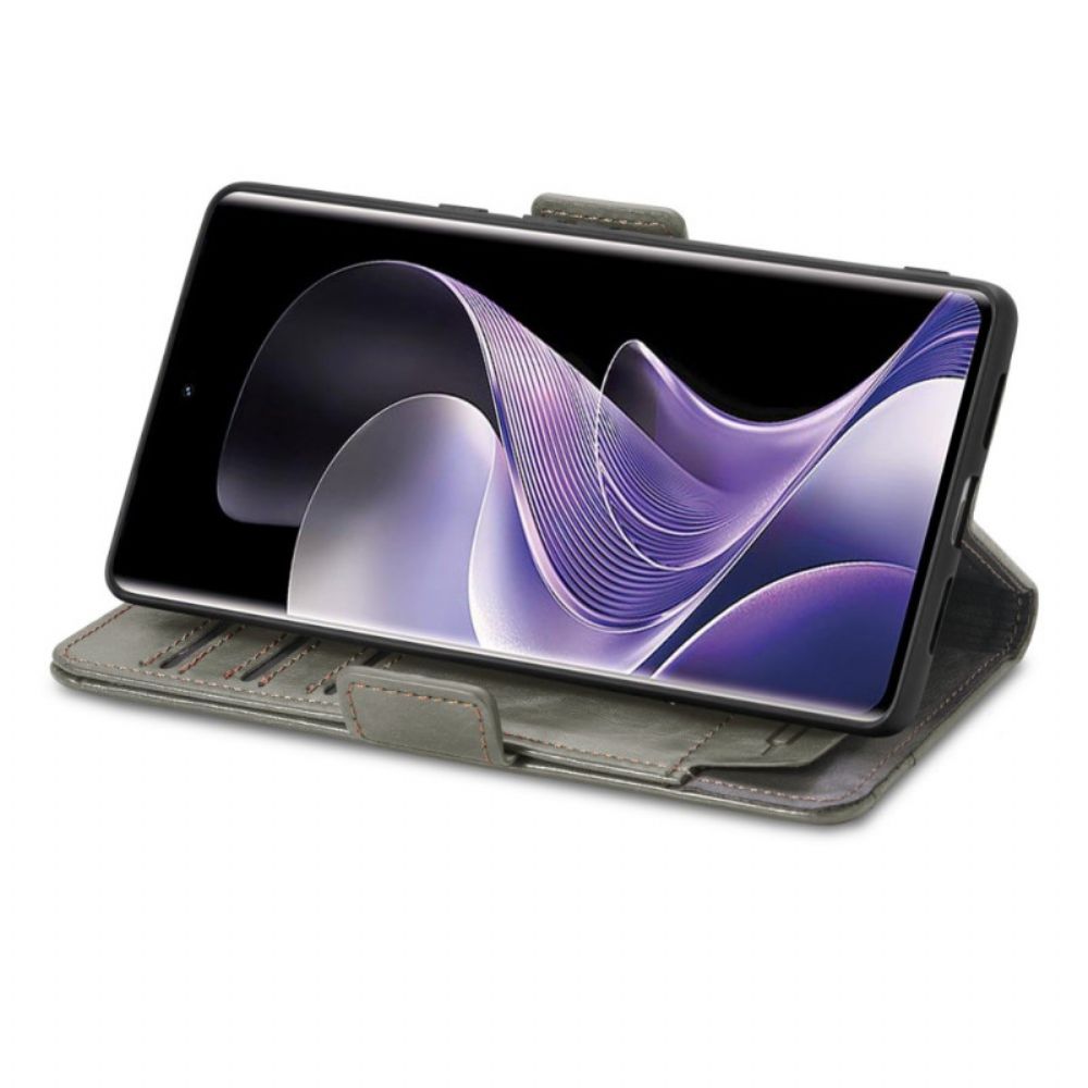 Leren Hoesje Xiaomi Redmi Note 14 Pro Plus 5g Caseneo Bescherming Hoesje