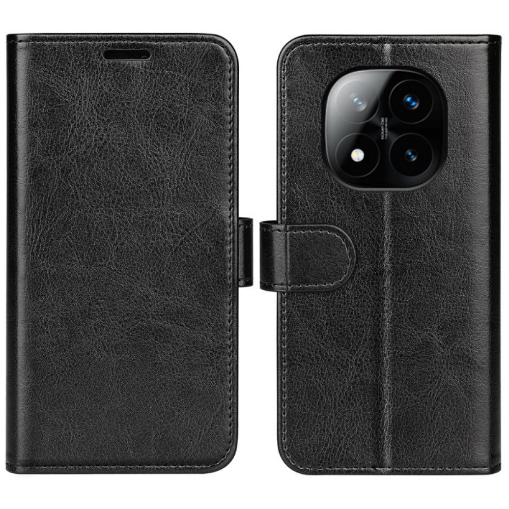 Leren Hoesje Xiaomi Redmi Note 14 Pro Plus 5g Vintage Bescherming Hoesje