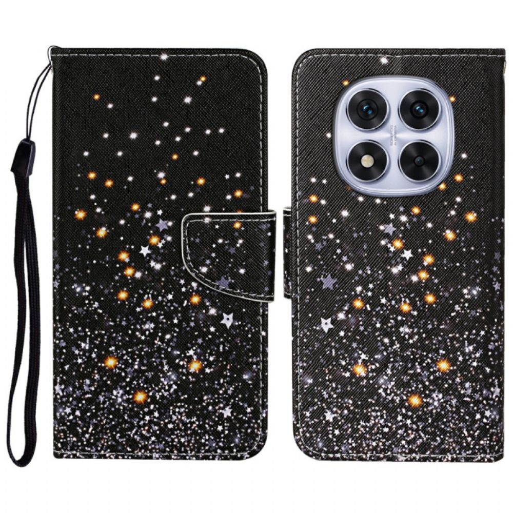 Leren Hoesje Xiaomi Redmi Note 14 Pro Plus 5g Zwart Pentagram