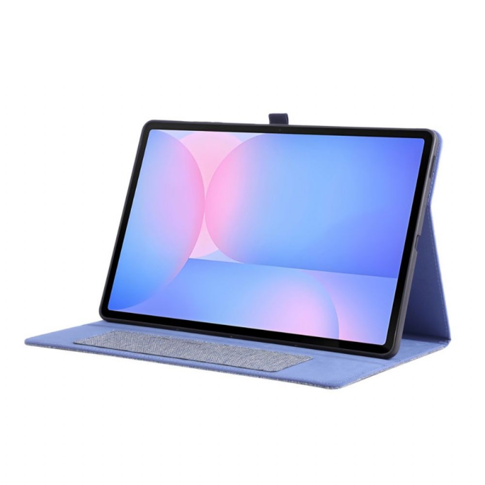 Cover Samsung Galaxy Tab S10 Fe Plus Stof Bescherming Hoesje