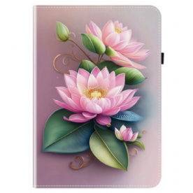 Cover Voor Samsung Galaxy Tab S10 Fe Plus Lotus