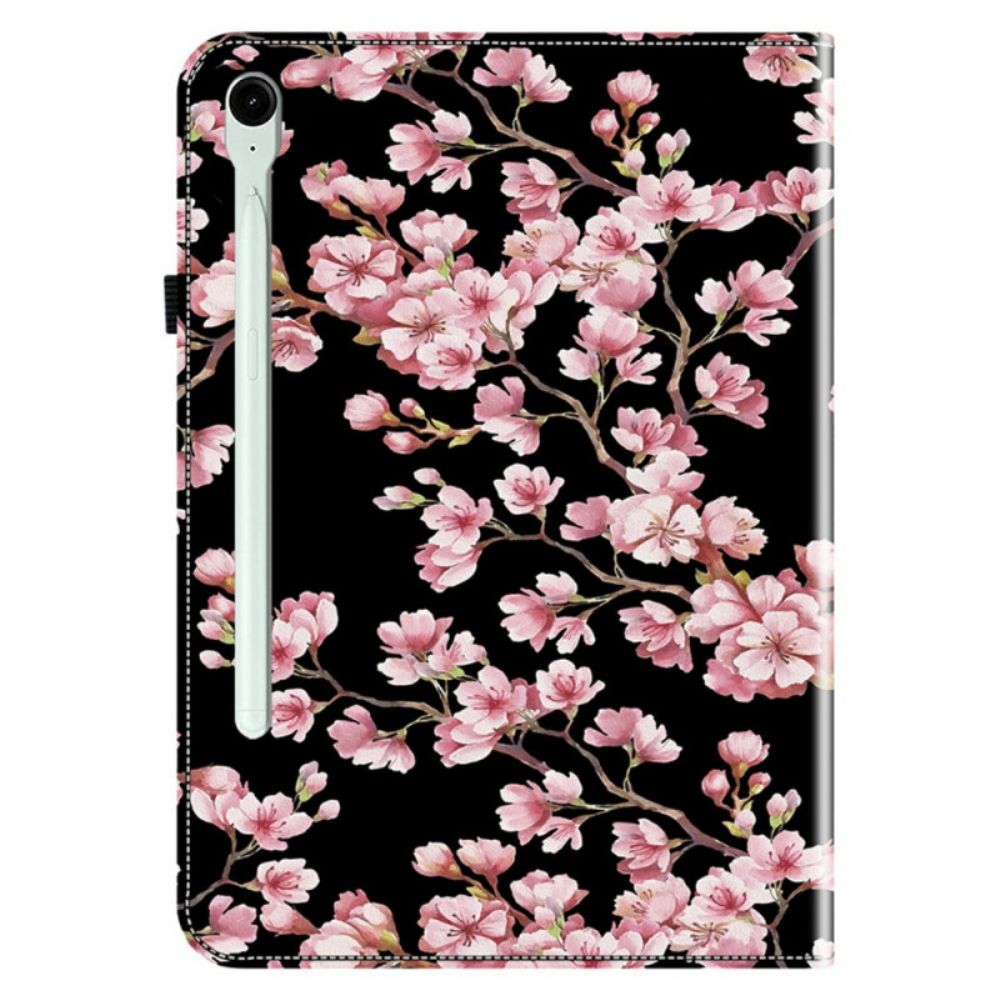Hoesje Case Samsung Galaxy Tab S10 Fe Plus Telefoonhoesje Pruimenbloesems