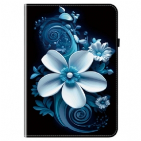 Hoesje Case Samsung Galaxy Tab S10 Fe Plus Telefoonhoesje Zwarte Orchidee