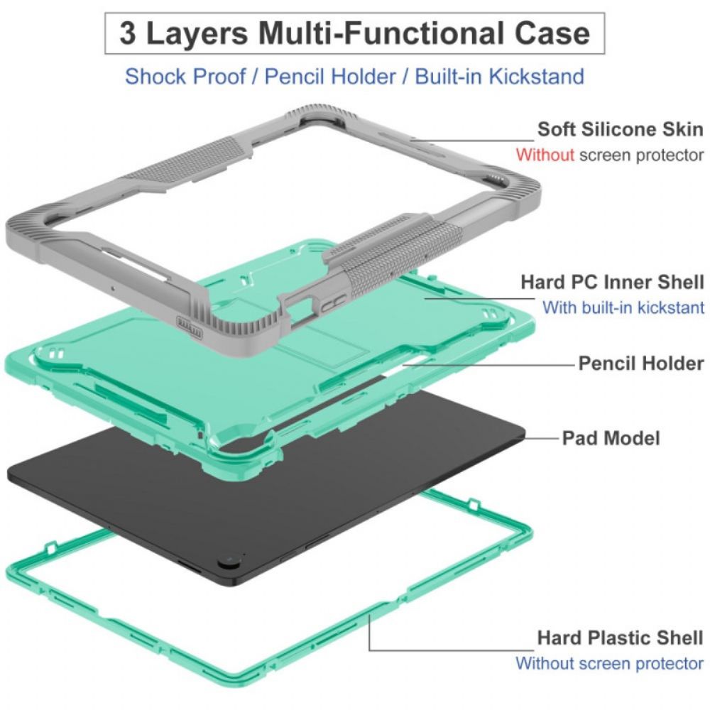Hoesje Voor Samsung Galaxy Tab S10 Fe Plus Opvouwbare Standaard