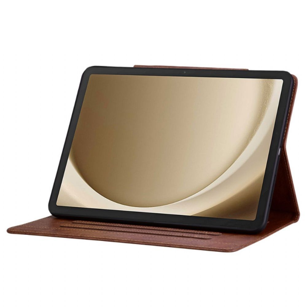 Leren Hoesje Samsung Galaxy Tab S10 Fe Plus Kattensluiting