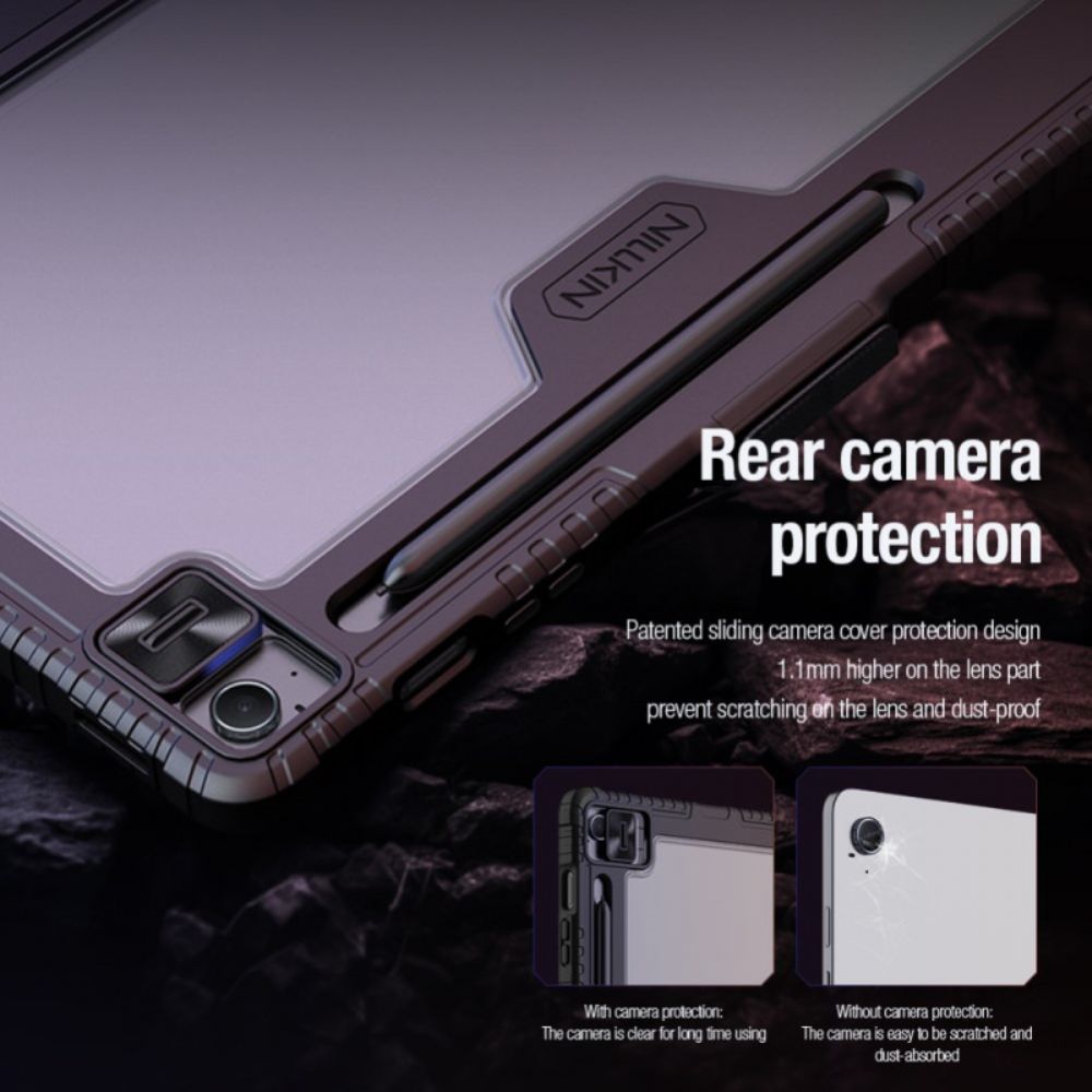 Samsung Galaxy Tab S10 Fe Plus Nillkin Bumper Met Origami Standaard En Schuifklep