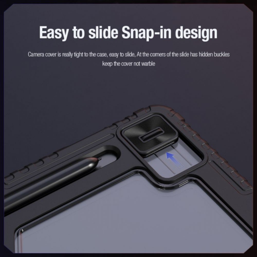 Samsung Galaxy Tab S10 Fe Plus Nillkin Bumper Met Origami Standaard En Schuifklep