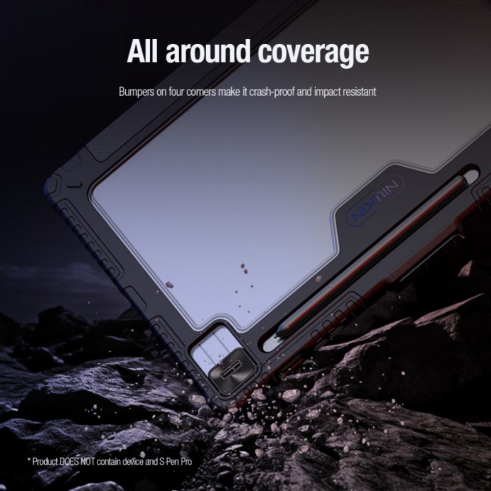 Samsung Galaxy Tab S10 Fe Plus Nillkin Bumper Met Origami Standaard En Schuifklep