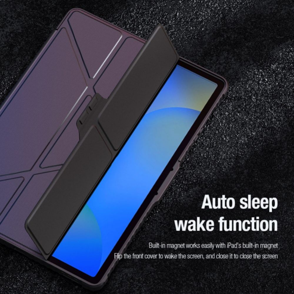 Samsung Galaxy Tab S10 Fe Plus Nillkin Bumper Met Origami Standaard En Schuifklep