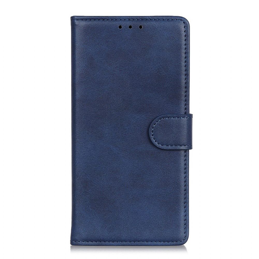 Folio-hoesje Poco X6 5g Mat Kunstleer