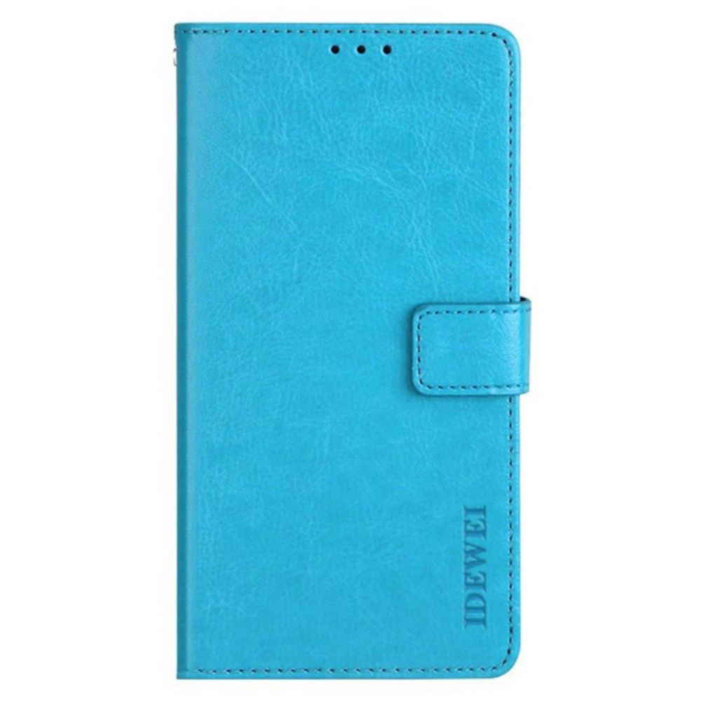 Leren Hoesje Poco X6 5g Idewei Bescherming Hoesje