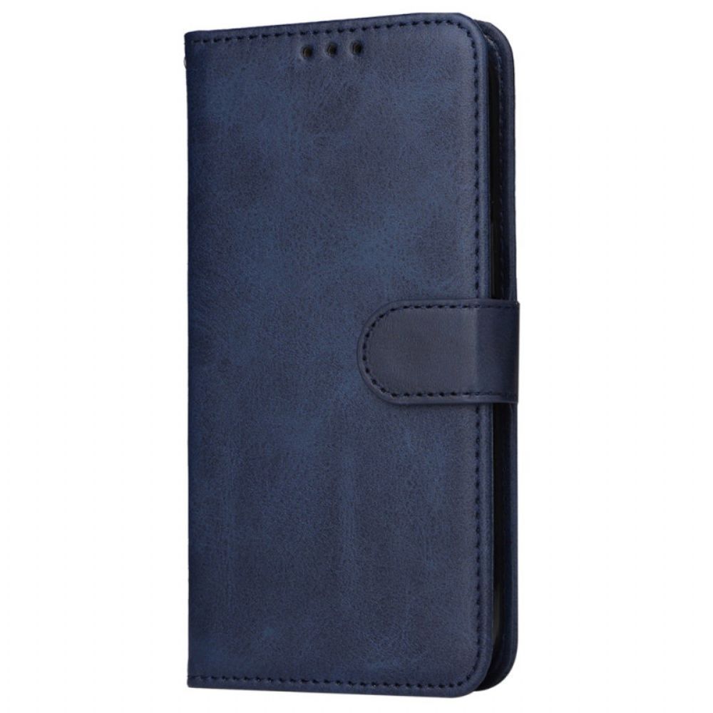 Leren Hoesje Voor Poco X6 5g Hoogwaardig Met Draagkoord