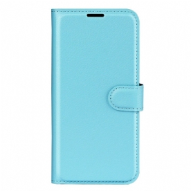 Leren Hoesje Voor Poco X6 5g Klassiek Litchi Kunstleer