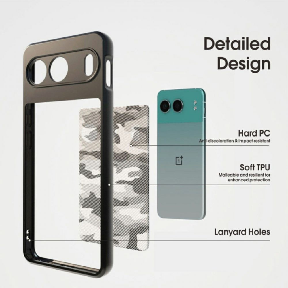 Case Hoesje Oneplus Nord 4 Telefoonhoesje Dubbele Laag