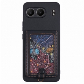 Cover Hoesje Oneplus Nord 4 Telefoonhoesje Galaxy Kaarthouder En Standaard