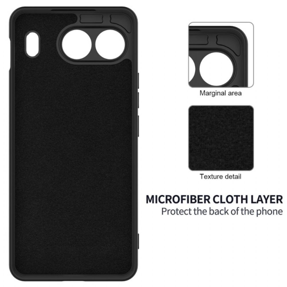 Cover Hoesje Oneplus Nord 4 Telefoonhoesje Vloeibare Siliconen Met Bandje