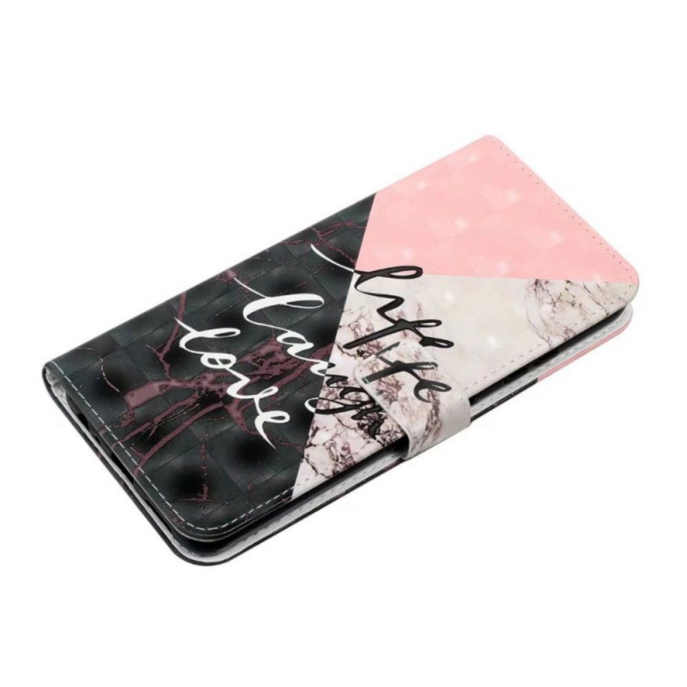 Flip Case Leren Oneplus Nord 4 3d-marmer