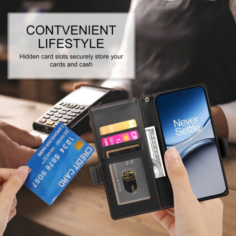Flip Case Leren Oneplus Nord 4 Multifunctioneel