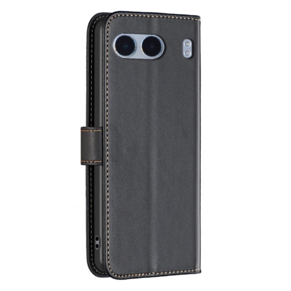 Folio-hoesje Oneplus Nord 4 Telefoonhoesje Binfen Kleur