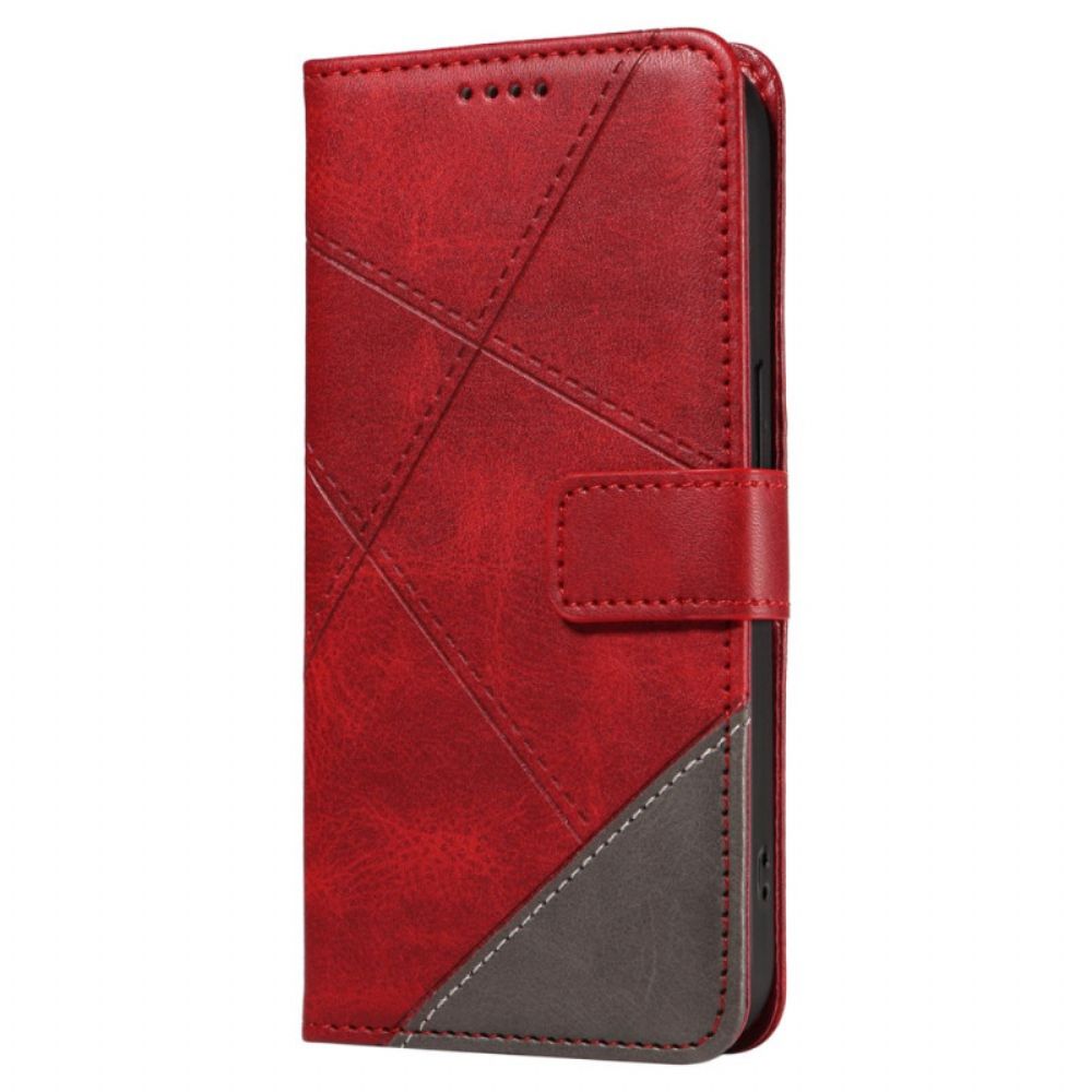 Folio-hoesje Oneplus Nord 4 Telefoonhoesje Geometrische Lijn