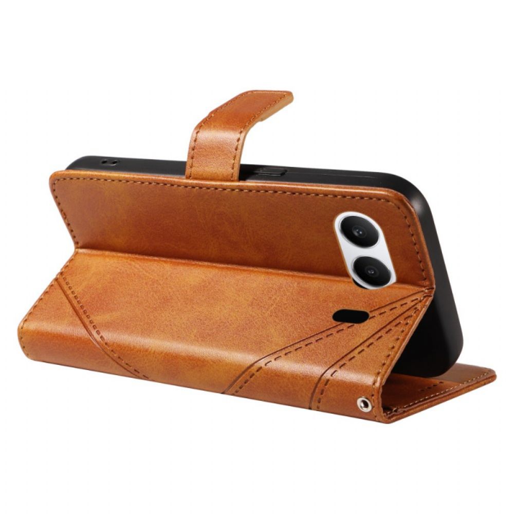 Folio-hoesje Oneplus Nord 4 Telefoonhoesje Geometrische Lijn