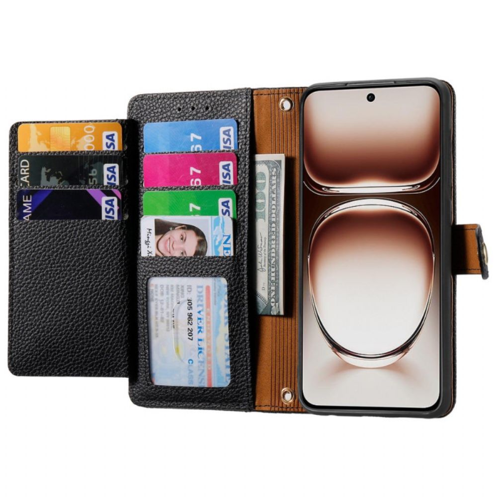 Folio-hoesje Oneplus Nord 4 Telefoonhoesje Portemonnee Met Hartvormige Rfid-blokkering