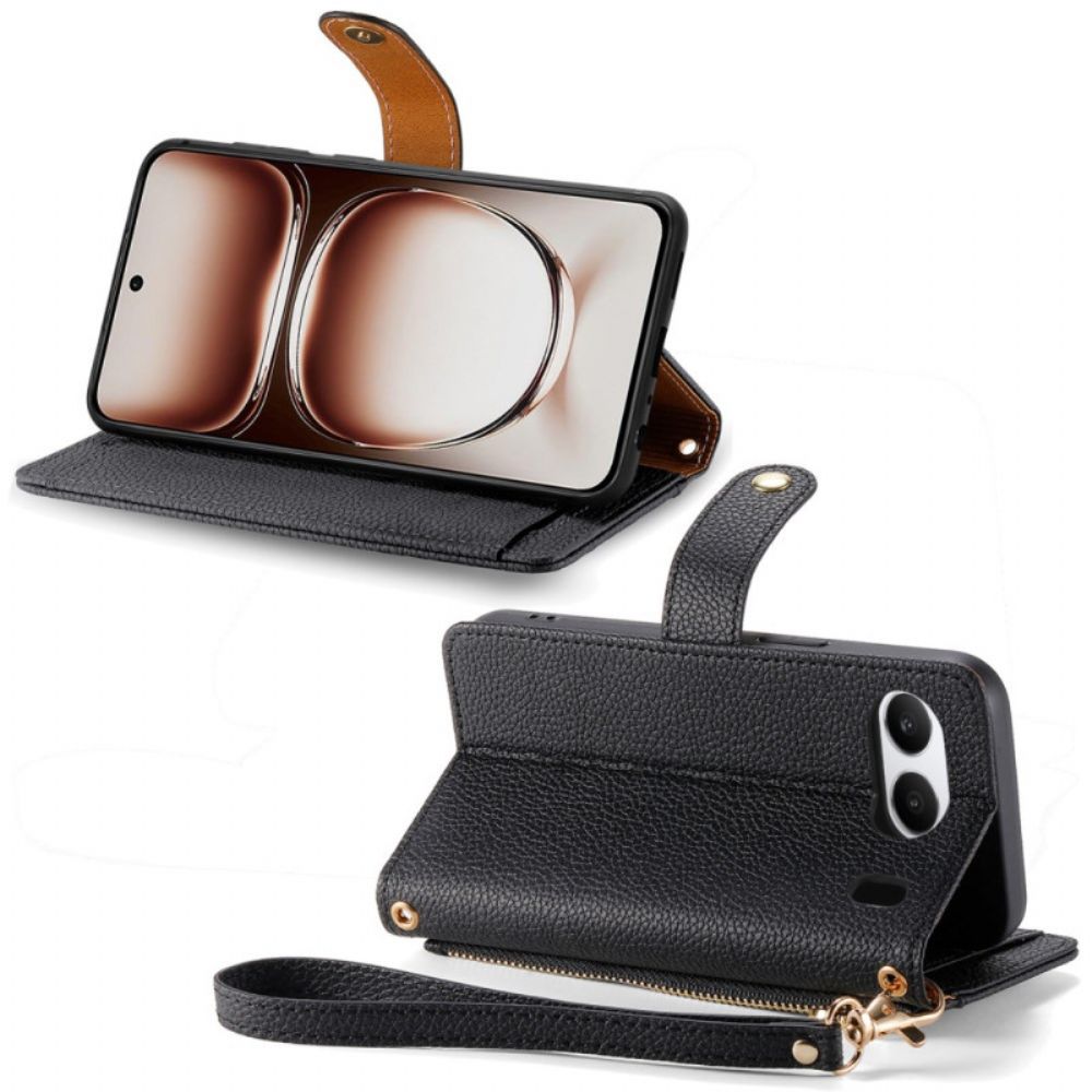 Folio-hoesje Oneplus Nord 4 Telefoonhoesje Portemonnee Met Hartvormige Rfid-blokkering