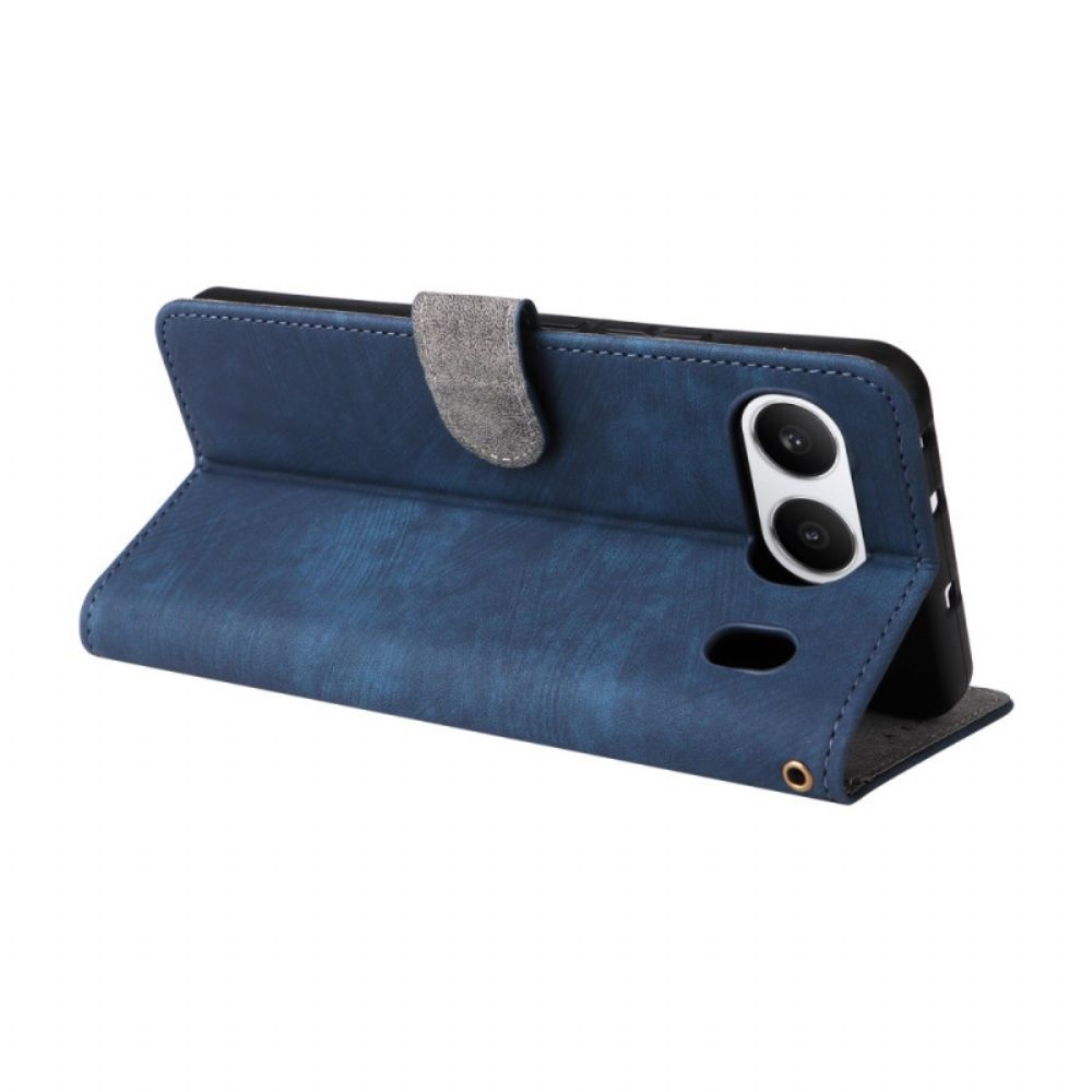 Folio-hoesje Oneplus Nord 4 Telefoonhoesje Rfid-blokkering Met Leereffect