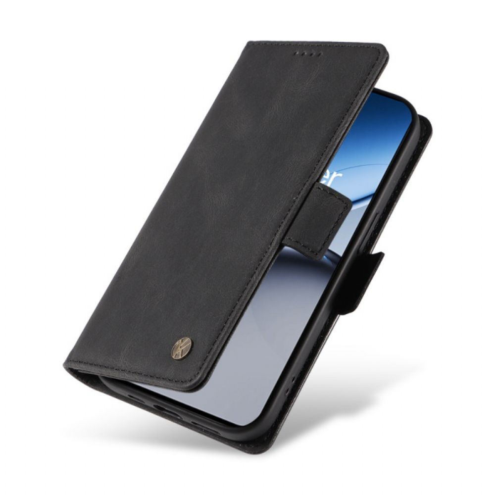 Folio-hoesje Oneplus Nord 4 Telefoonhoesje Yikatu Suède-effect