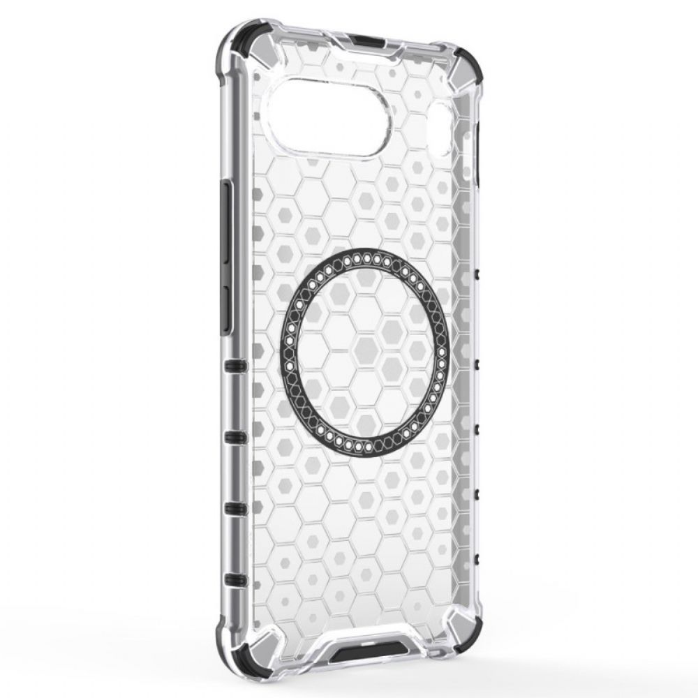 Hoesje Oneplus Nord 4 Compatibel Met Magsafe Honeycomb Bescherming Hoesje